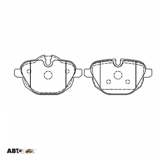 Тормозные колодки ABE C2B024ABE, цена: 933 грн.