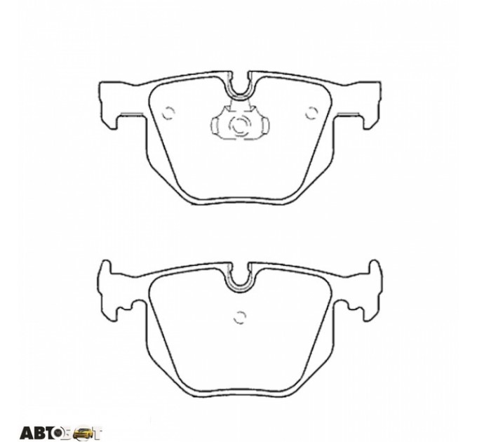 Тормозные колодки ABE C2B022ABE, цена: 873 грн.