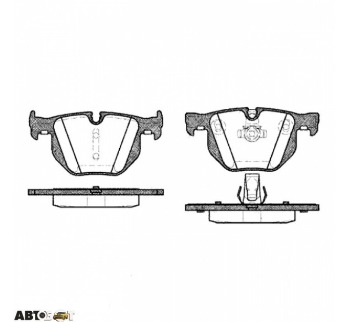 Тормозные колодки ABE C2B019ABE, цена: 983 грн.