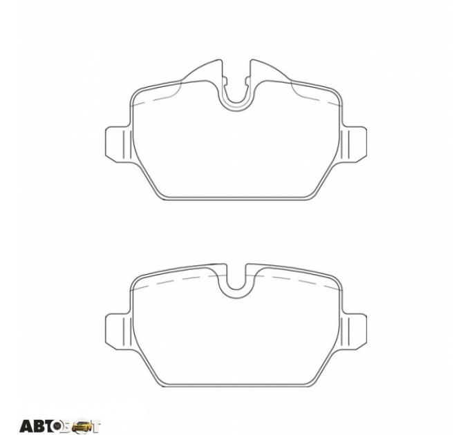 Тормозные колодки ABE C2B016ABE, цена: 1 017 грн.