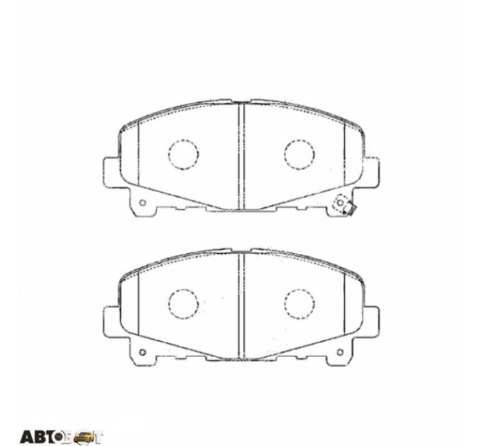 Тормозные колодки ABE C14057ABE, цена: 1 100 грн.