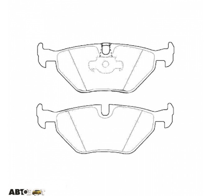 Тормозные колодки ABE C2B007ABE, цена: 813 грн.