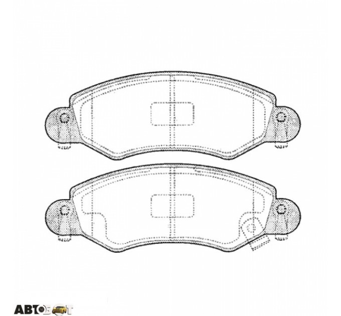 Гальмівні колодки ABE C1X021ABE, ціна: 818 грн.