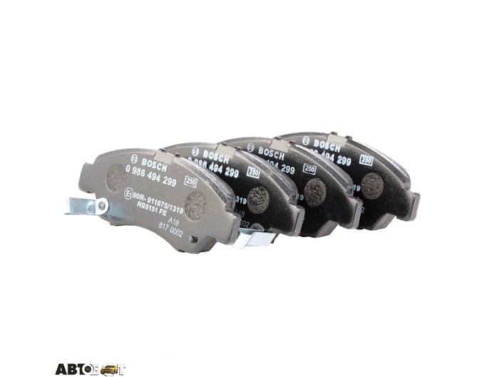 Тормозные колодки Bosch 0 986 494 299, цена: 1 829 грн.