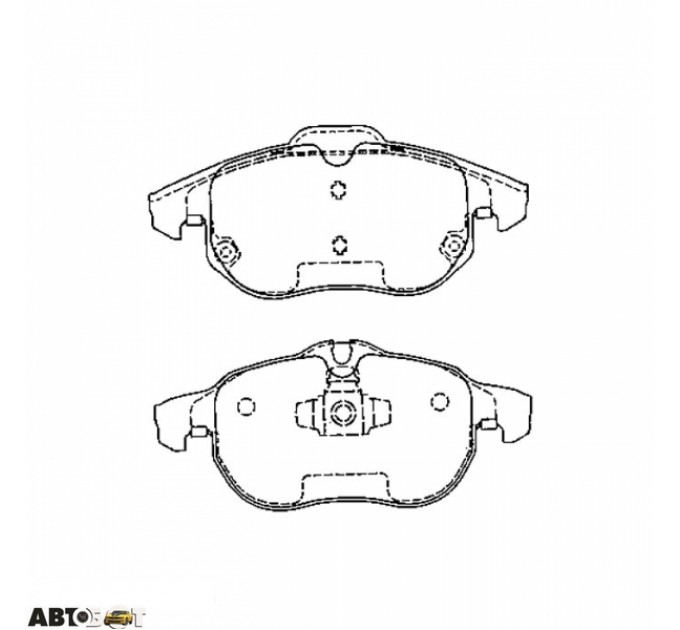 Гальмівні колодки ABE C1X024ABE, ціна: 1 332 грн.