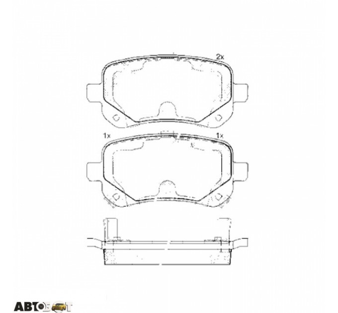 Тормозные колодки ABE C2Y024ABE, цена: 986 грн.