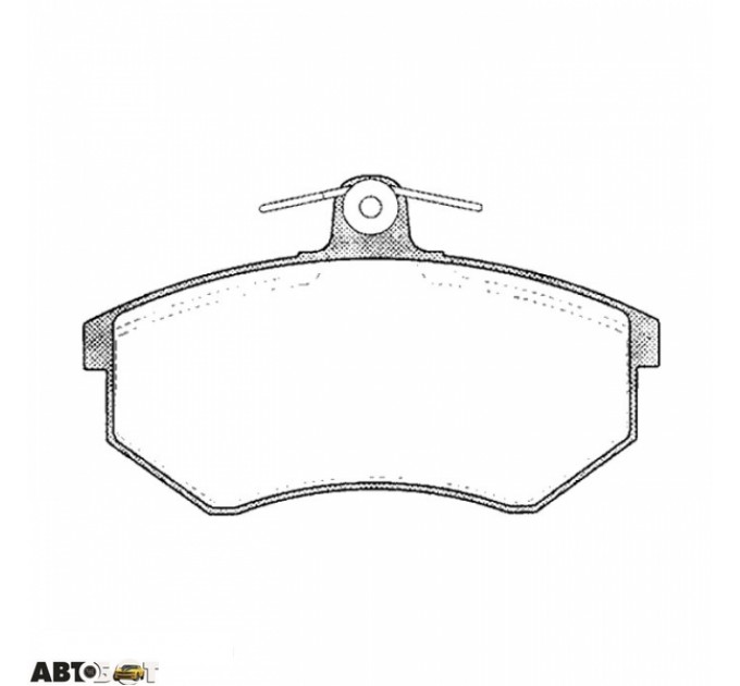 Гальмівні колодки ABE C1W003ABE, ціна: 971 грн.