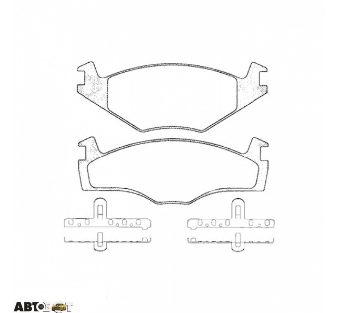 Тормозные колодки ABE C1W010ABE, цена: 581 грн.