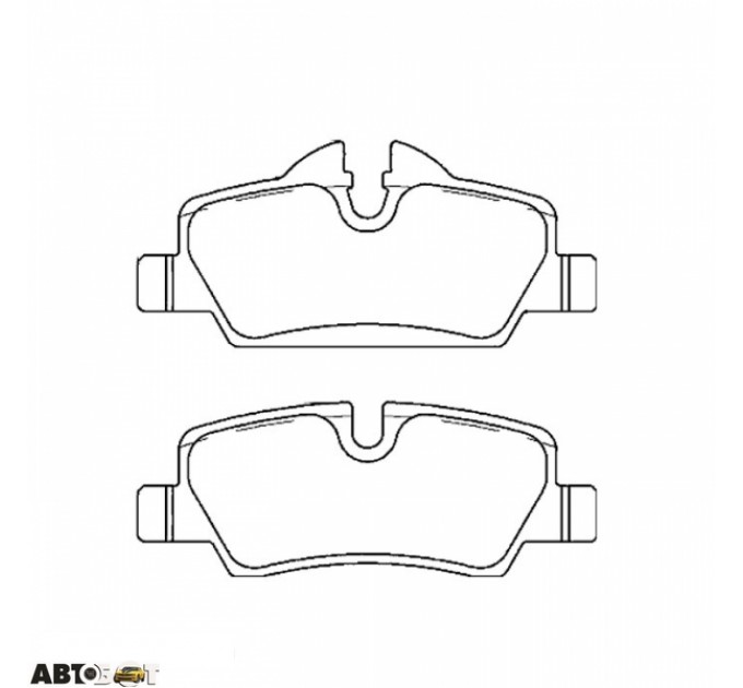 Тормозные колодки ABE C2B033ABE, цена: 941 грн.