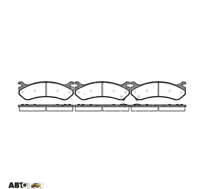 Тормозные колодки ABE C2Y016ABE, цена: 1 460 грн.