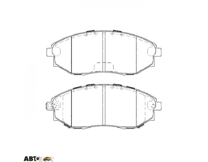 Тормозные колодки ABE C10021ABE, цена: 1 833 грн.