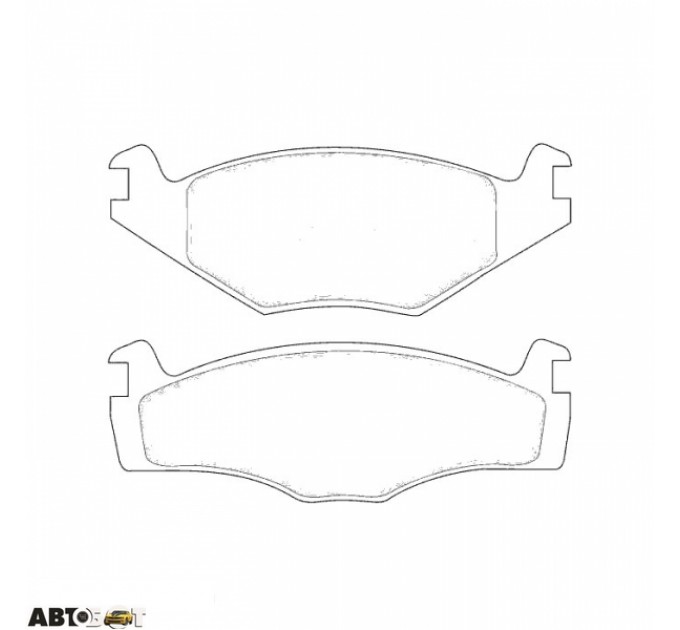 Тормозные колодки ABE C1W011ABE, цена: 537 грн.