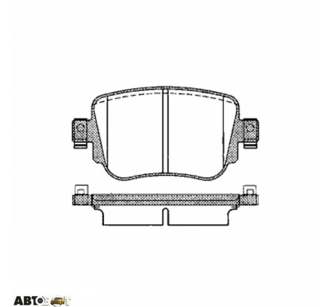 Тормозные колодки ABE C2W035ABE, цена: 992 грн.