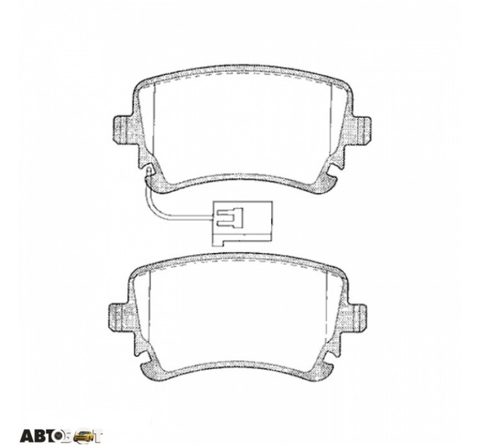 Тормозные колодки ABE C2W023ABE, цена: 1 047 грн.