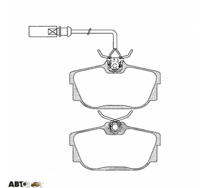 Тормозные колодки ABE C2W010ABE, цена: 910 грн.