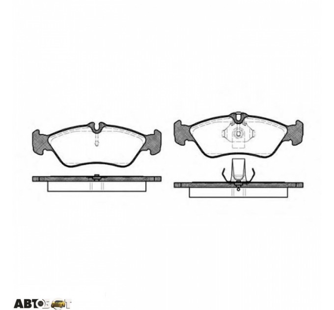 Тормозные колодки ABE C2W005ABE, цена: 1 096 грн.