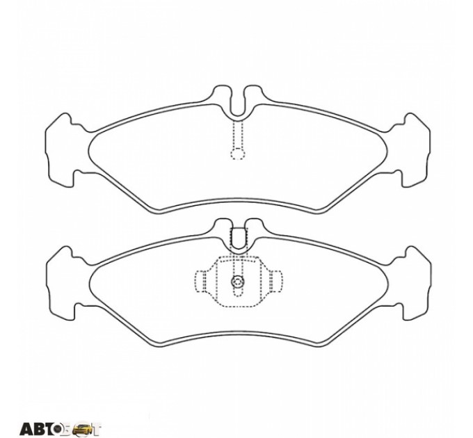 Тормозные колодки ABE C2W004ABE, цена: 845 грн.