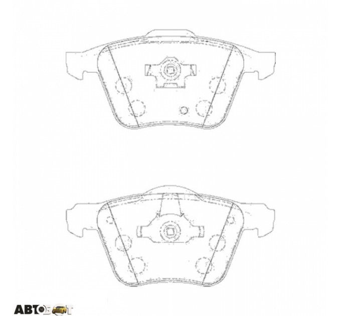 Тормозные колодки ABE C2V006ABE, цена: 1 088 грн.