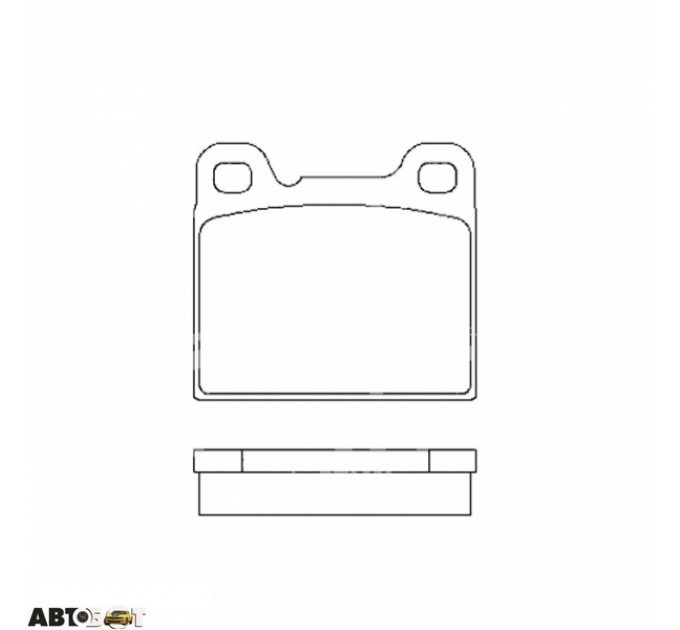 Тормозные колодки ABE C2V002ABE, цена: 633 грн.