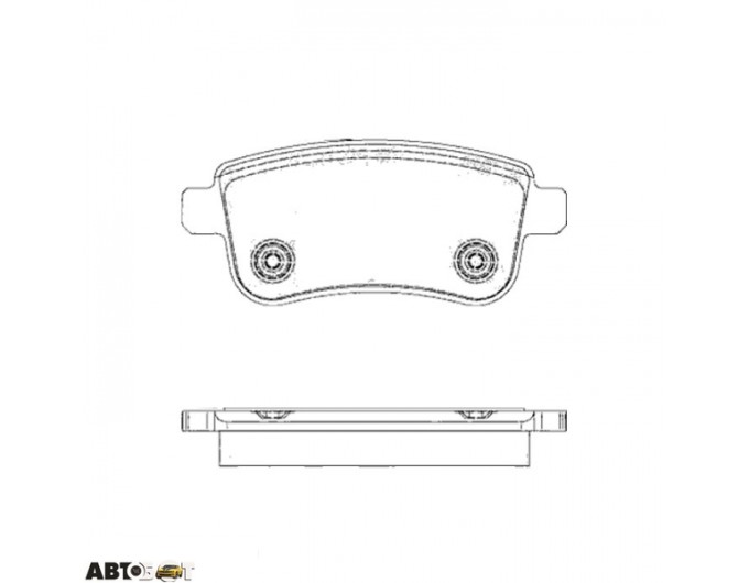 Тормозные колодки ABE C2R013ABE, цена: 1 603 грн.