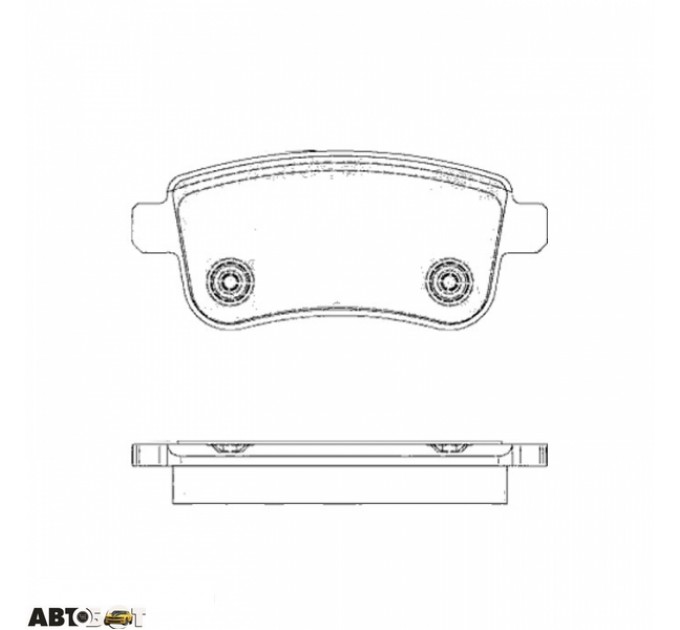 Тормозные колодки ABE C2R013ABE, цена: 873 грн.