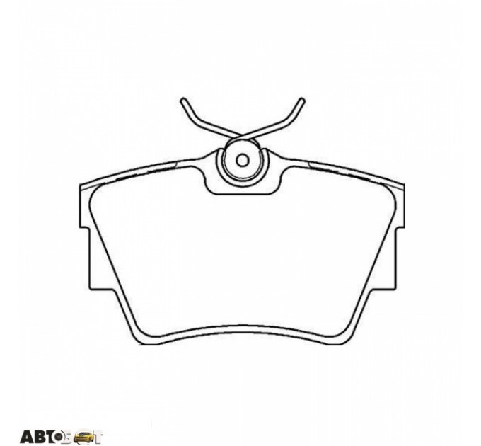 Гальмівні колодки ABE C2R011ABE, ціна: 672 грн.