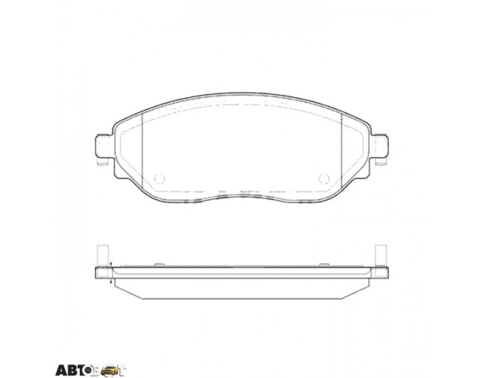 Гальмівні колодки ABE C1R049ABE, ціна: 2 763 грн.