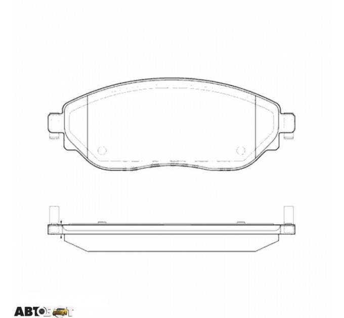 Тормозные колодки ABE C1R049ABE, цена: 1 504 грн.