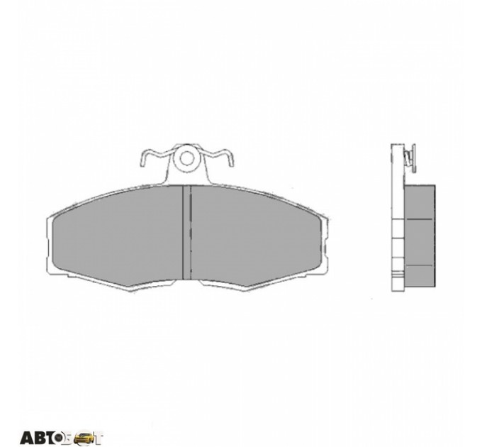 Гальмівні колодки ABE C1S003ABE, ціна: 724 грн.