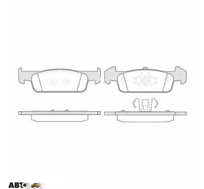 Тормозные колодки ABE C1R048ABE, цена: 961 грн.