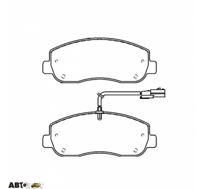 Тормозные колодки ABE C1R043ABE, цена: 1 500 грн.