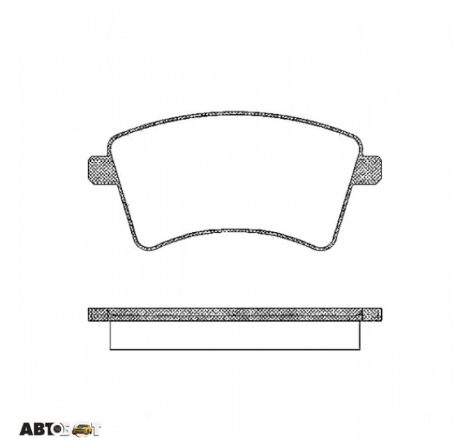 Гальмівні колодки ABE C1R042ABE, ціна: 993 грн.