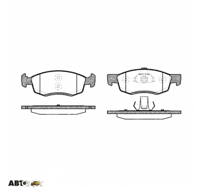 Тормозные колодки ABE C1R041ABE, цена: 1 039 грн.