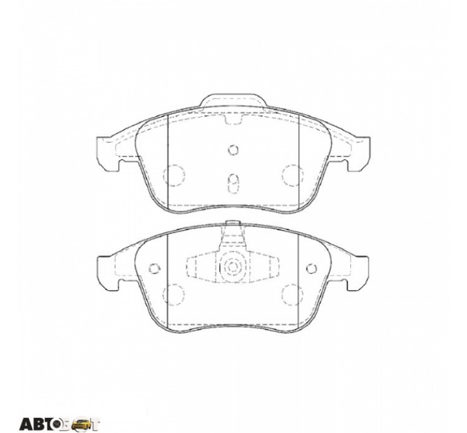 Гальмівні колодки ABE C1R040ABE, ціна: 1 063 грн.