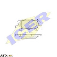 Гальмівні колодки ICER 181751
