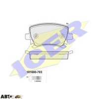 Тормозные колодки ICER 181600703