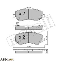 Гальмівні колодки METELLI 22-0862-0