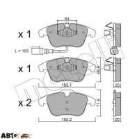 Гальмівні колодки METELLI 22-0675-1