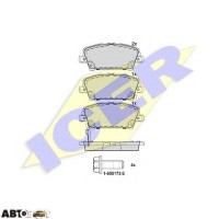 Тормозные колодки ICER 181773