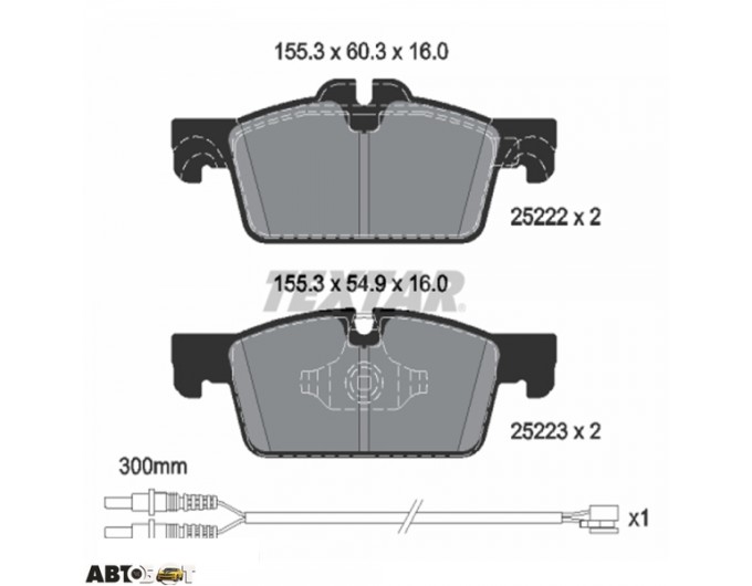 Гальмівні колодки Textar 2522204, ціна: 4 651 грн.