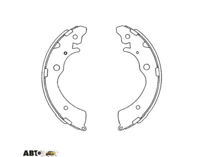 Тормозные колодки KAVO PARTS KBS-2901, цена: 1 586 грн.