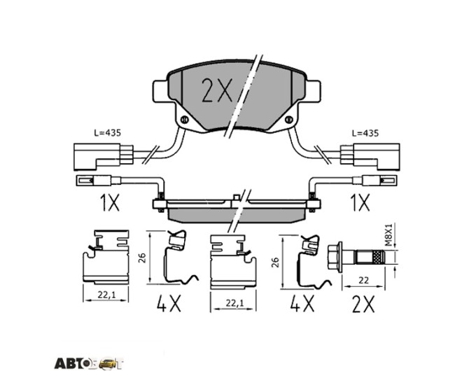 Тормозные колодки Meyle 025 244 8617/PD, цена: 3 410 грн.