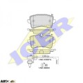 Гальмівні колодки ICER 181986, ціна: 4 460 грн.