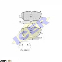 Тормозные колодки ICER 181662200