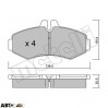 Тормозные колодки METELLI 22-0573-0, цена: 1 132 грн.