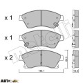Тормозные колодки METELLI 22-0838-0, цена: 2 508 грн.