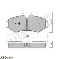 Тормозные колодки METELLI 22-0572-0