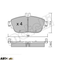 Гальмівні колодки METELLI 22-0965-0