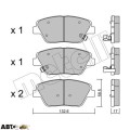 Тормозные колодки METELLI 22-0945-0, цена: 2 326 грн.