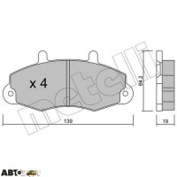 Тормозные колодки METELLI 22-0194-0